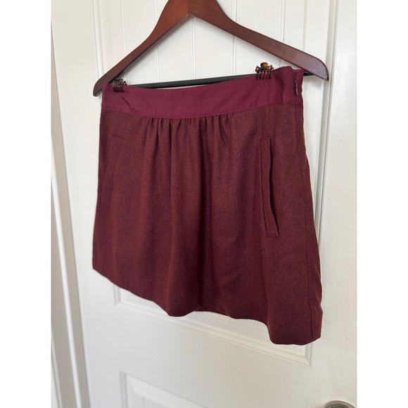 J. Crew Dresses & Skirts - J‎ Crew Wool Blend Mini Skirt Size 6 Fully Lined Side Zip